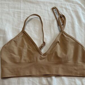 SKIMS Tan Triangle Bralette